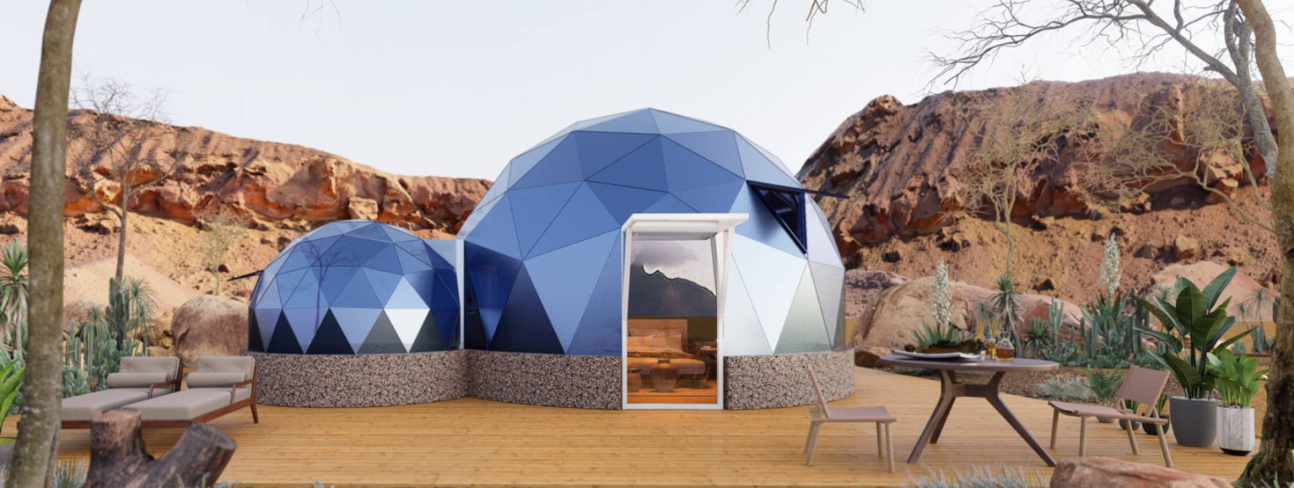 路南区球形智能光伏玻璃星空房